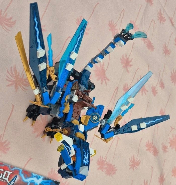 Lego Ninjago 70602 Jay's Draak met boekjes, Verzenden, Gebruikt, Lego