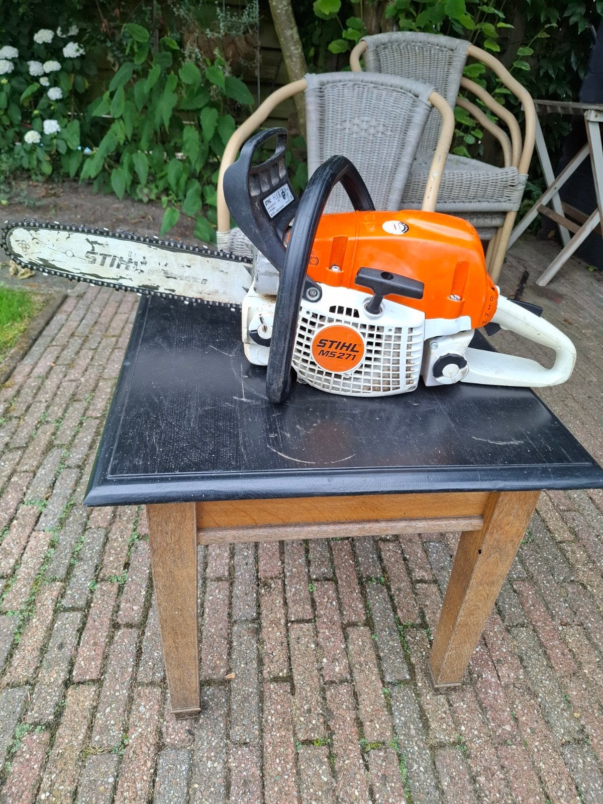 Stihl MS 271 Kettingzaag - Goed werkende staat, Tuin en Terras, Hand-tuingereedschap, Ophalen of Verzenden