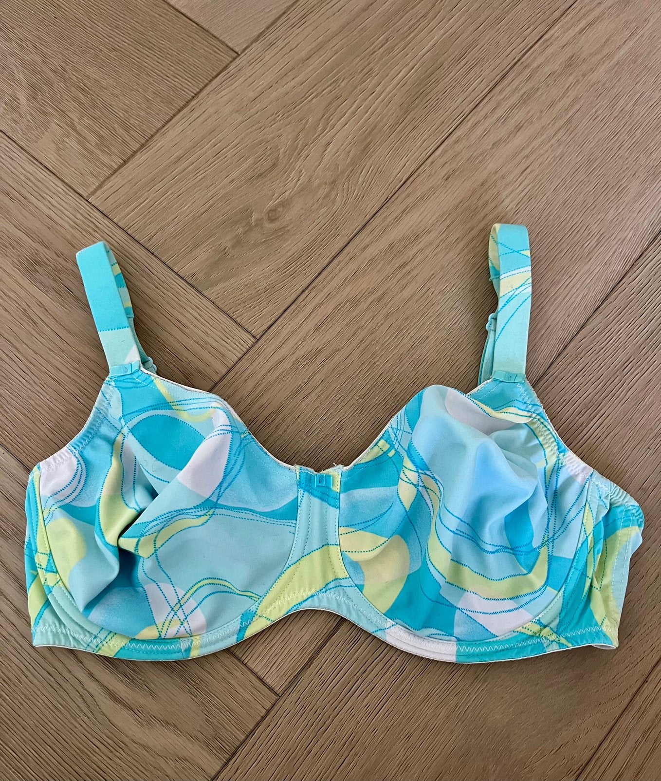 Prima Donna 80D Blauw Geel FullCup (LEES BESCHRIJVING), BH, Verzenden, Blauw