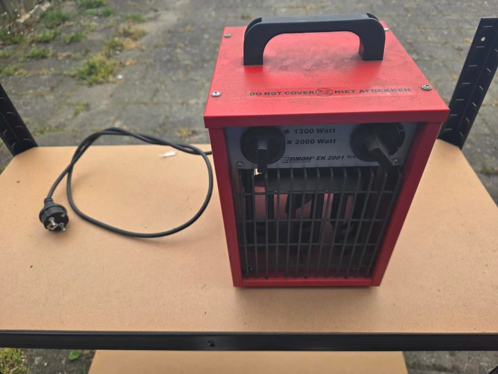 Kachel Eurom EK 2001  voor werkplaats/garage, Ophalen, Gebruikt, Vrijstaand