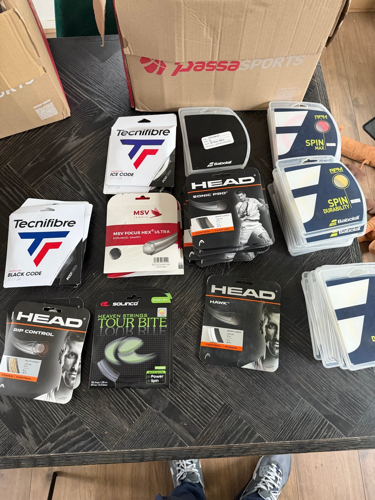 Diverse tennis snaren van topmerken - Nieuw, Ophalen of Verzenden, Nieuw, Grip of Snaar, Overige merken