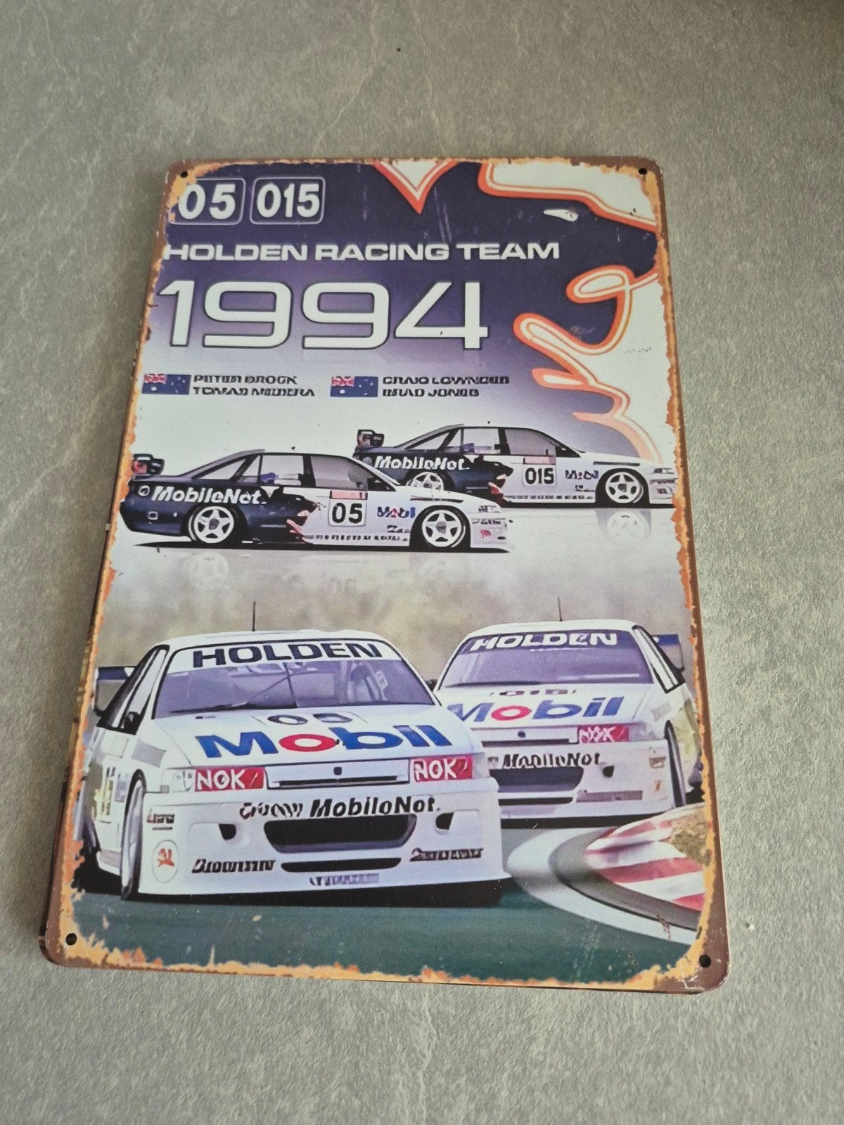 Holden Racing Team 1994 Metalen Plaat - Auto's, Ophalen of Verzenden, Nieuw, Auto's