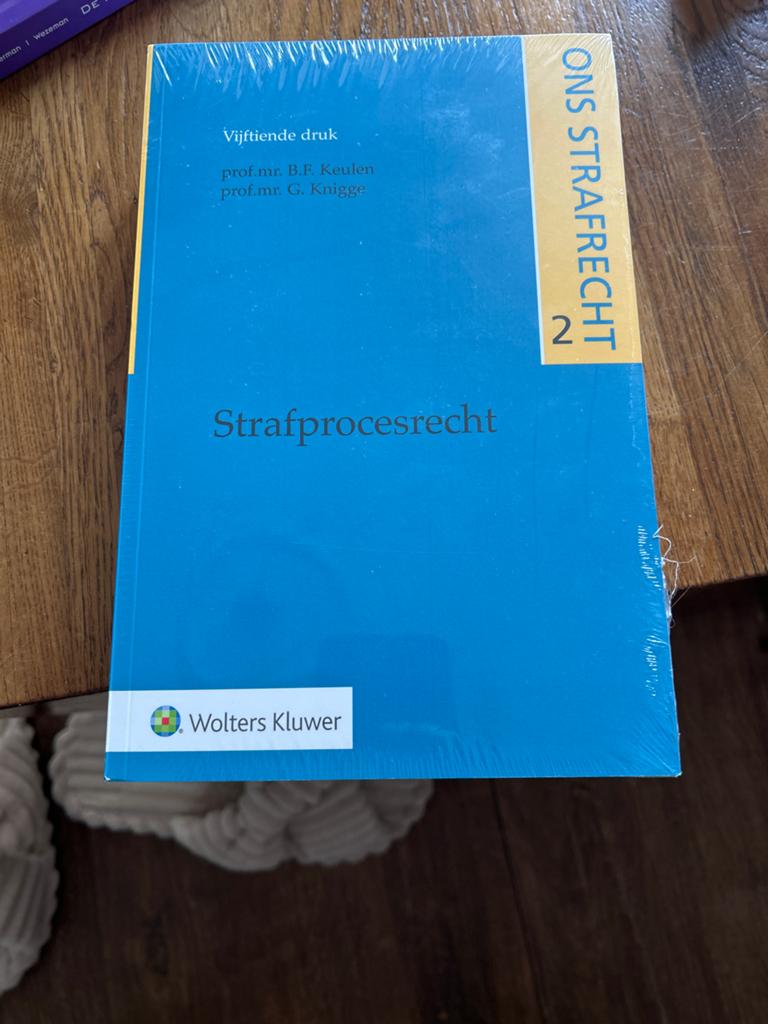 Ons Strafrecht 2: Strafprocesrecht (Vijftiende druk), Boeken, Studieboeken en Cursussen, Ophalen of Verzenden, Gamma, Nieuw, WO