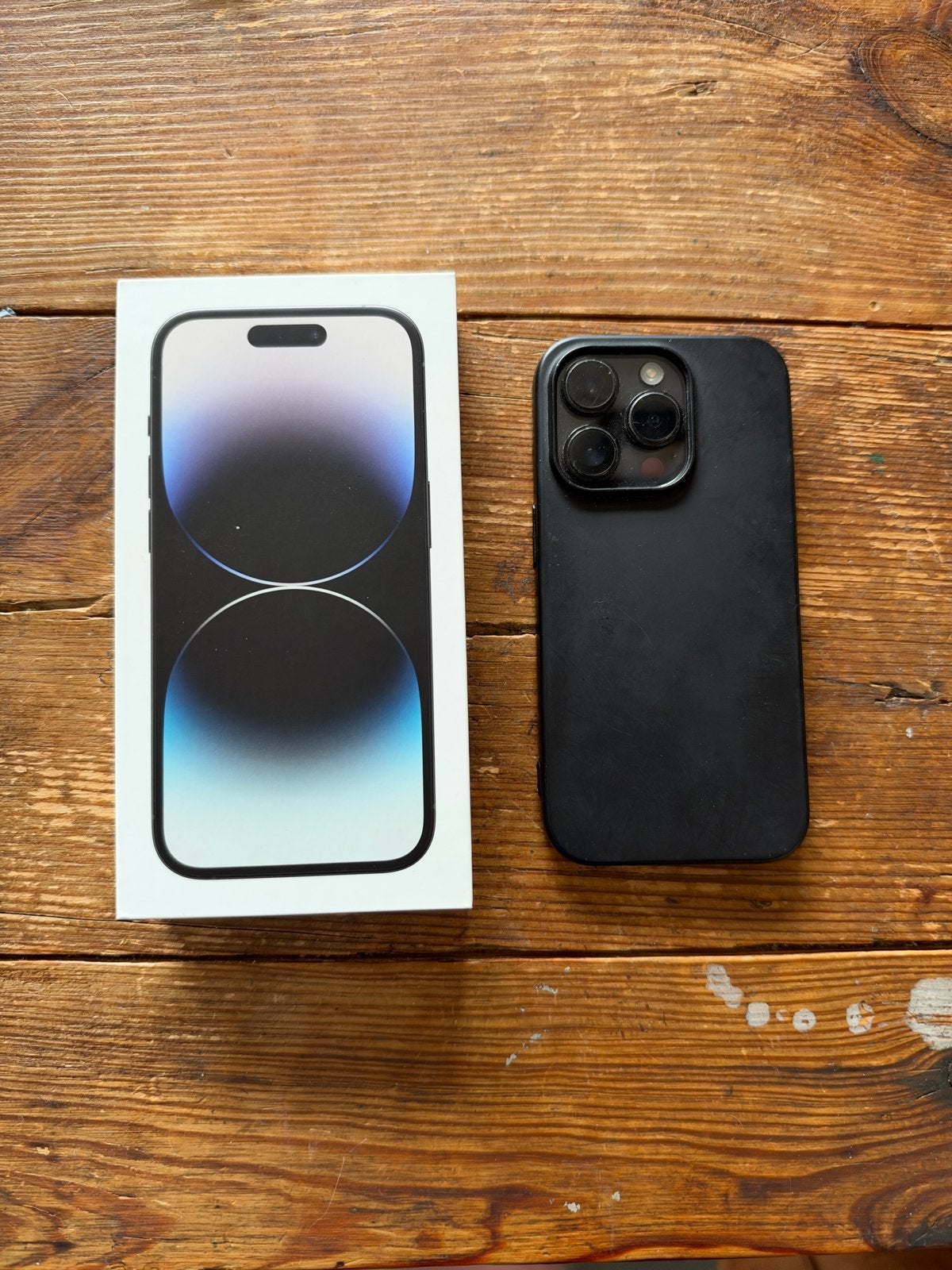 iPhone 14 Pro 128GB Zwart met doos en kabel