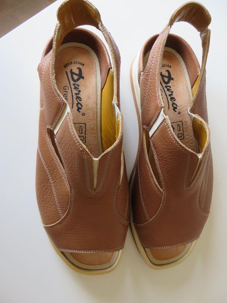 Schoenen Durea, Ophalen, Durea, Bruin, Instappers