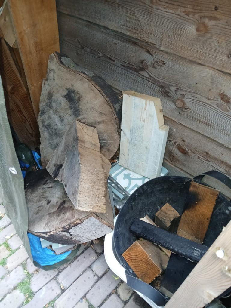 Gratis hout voor kachel (onbehandeld) - Zelf ophalen, Ophalen of Verzenden