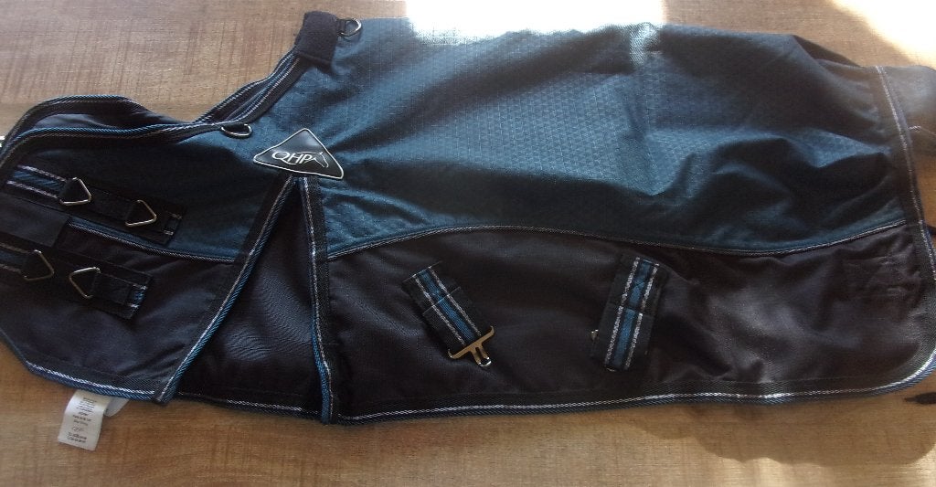 QHP turnout deken Falabella 70- 100 50 grams outdoordeken, Dieren en Toebehoren, Shetlander/Mini, QHP, Klittenbandsluiting, Nieuw