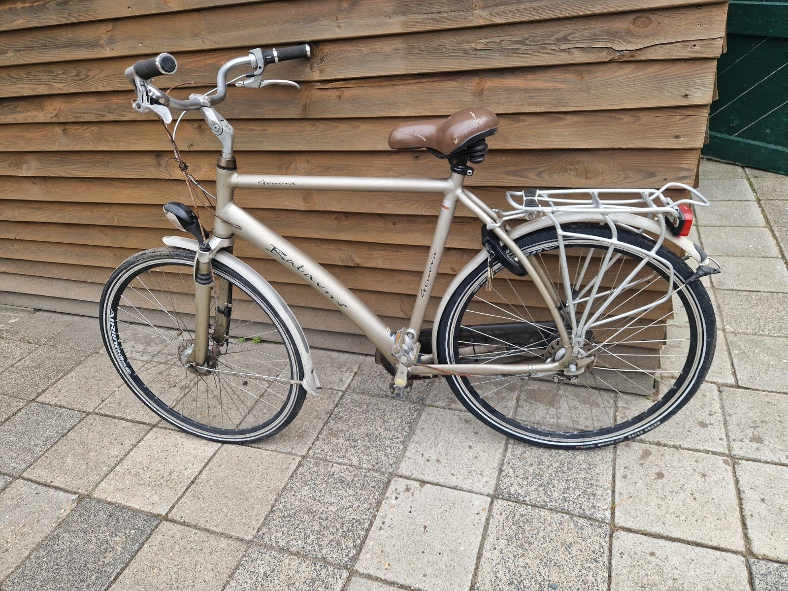 Batavus Genova heren fiets, Fietsen en Brommers, Fietsen | Heren | Herenfietsen, 61 tot 65 cm, Ophalen, Gebruikt, Batavus