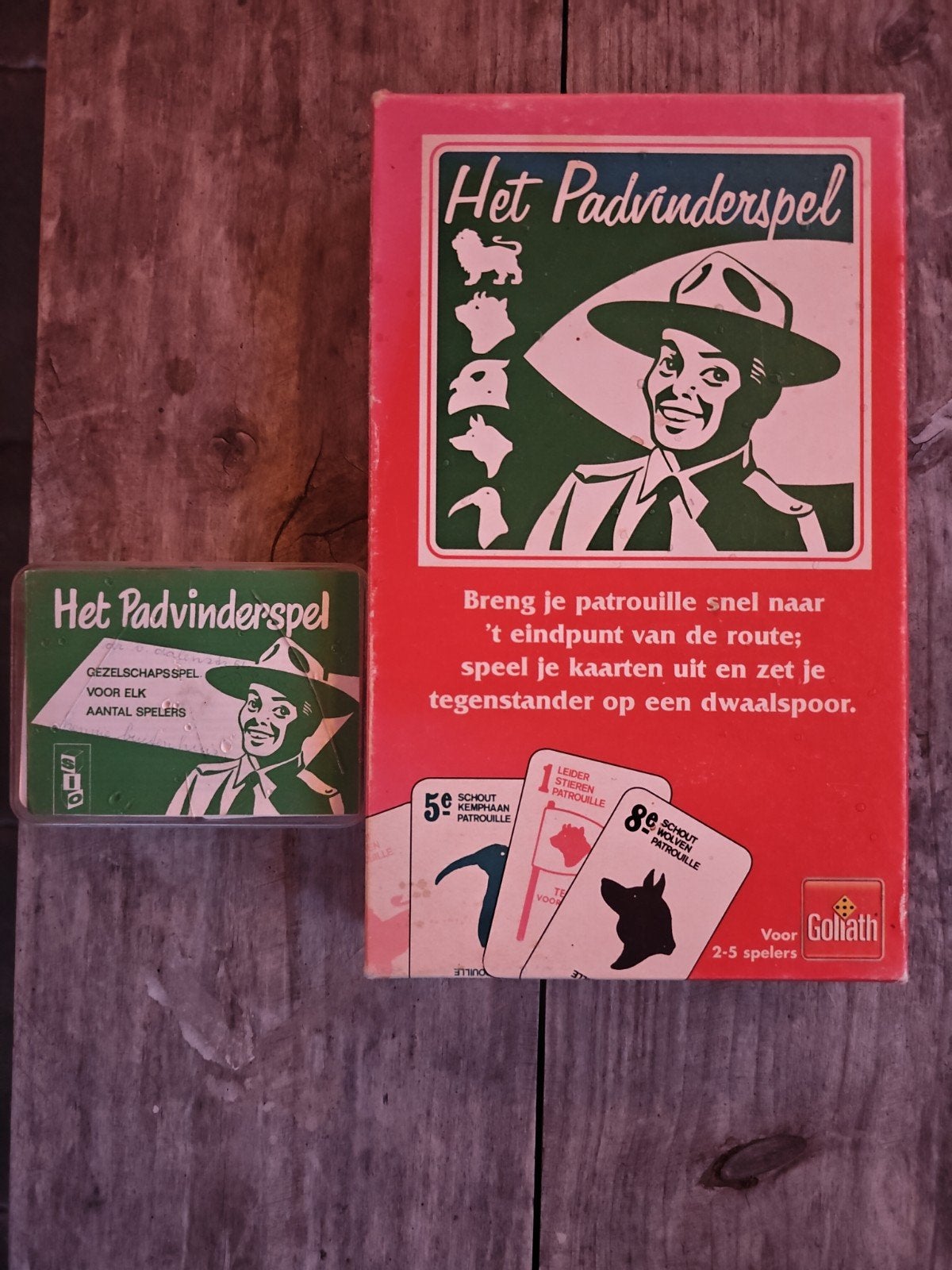 2 X Het padvindersspel, Ophalen of Verzenden, Zo goed als nieuw, Goliath., Goliath.