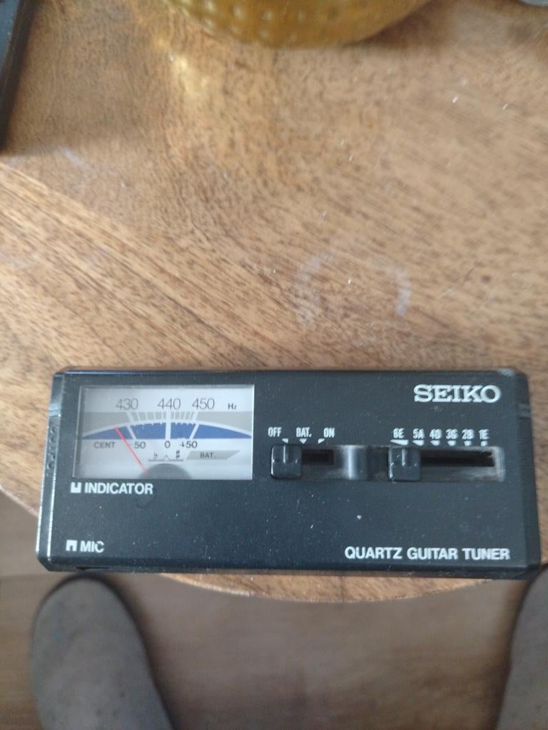 Seiko Quartz Gitaar Tuner, Ophalen of Verzenden