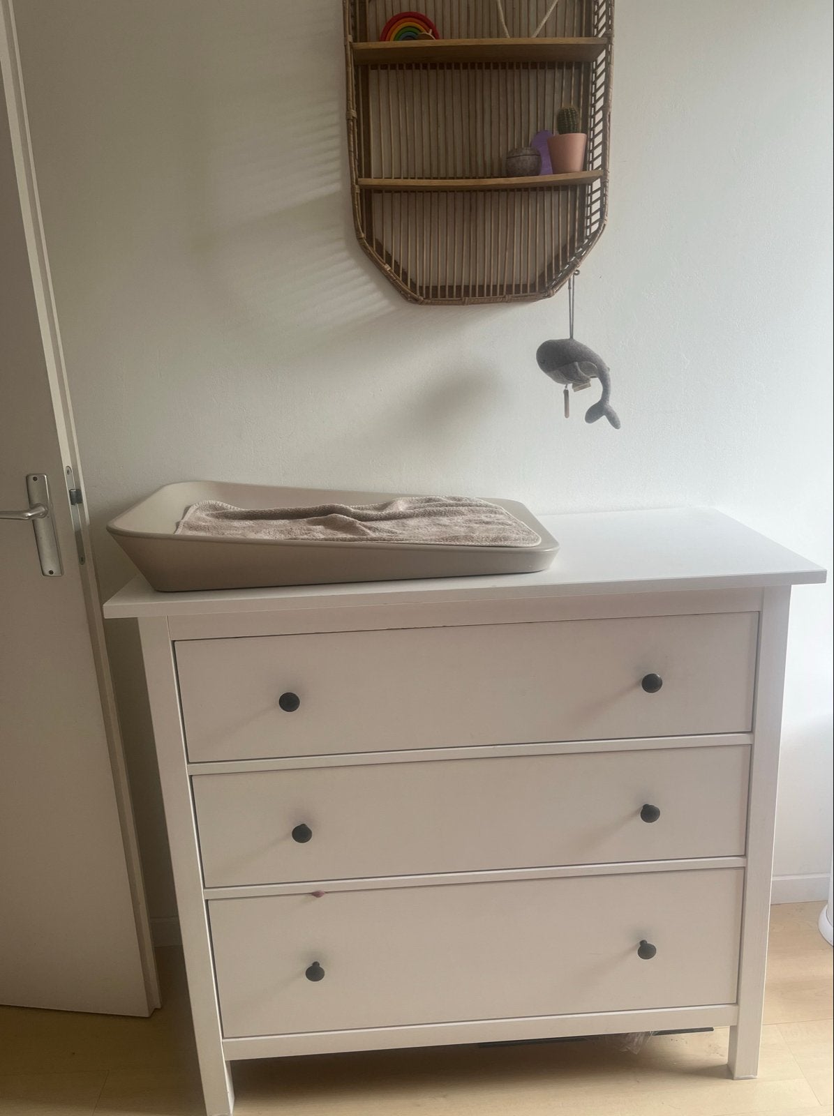 Ikea Hemnes witte kast met 3 lades, Ophalen, Gebruikt, 50 tot 70 cm, 75 tot 100 cm