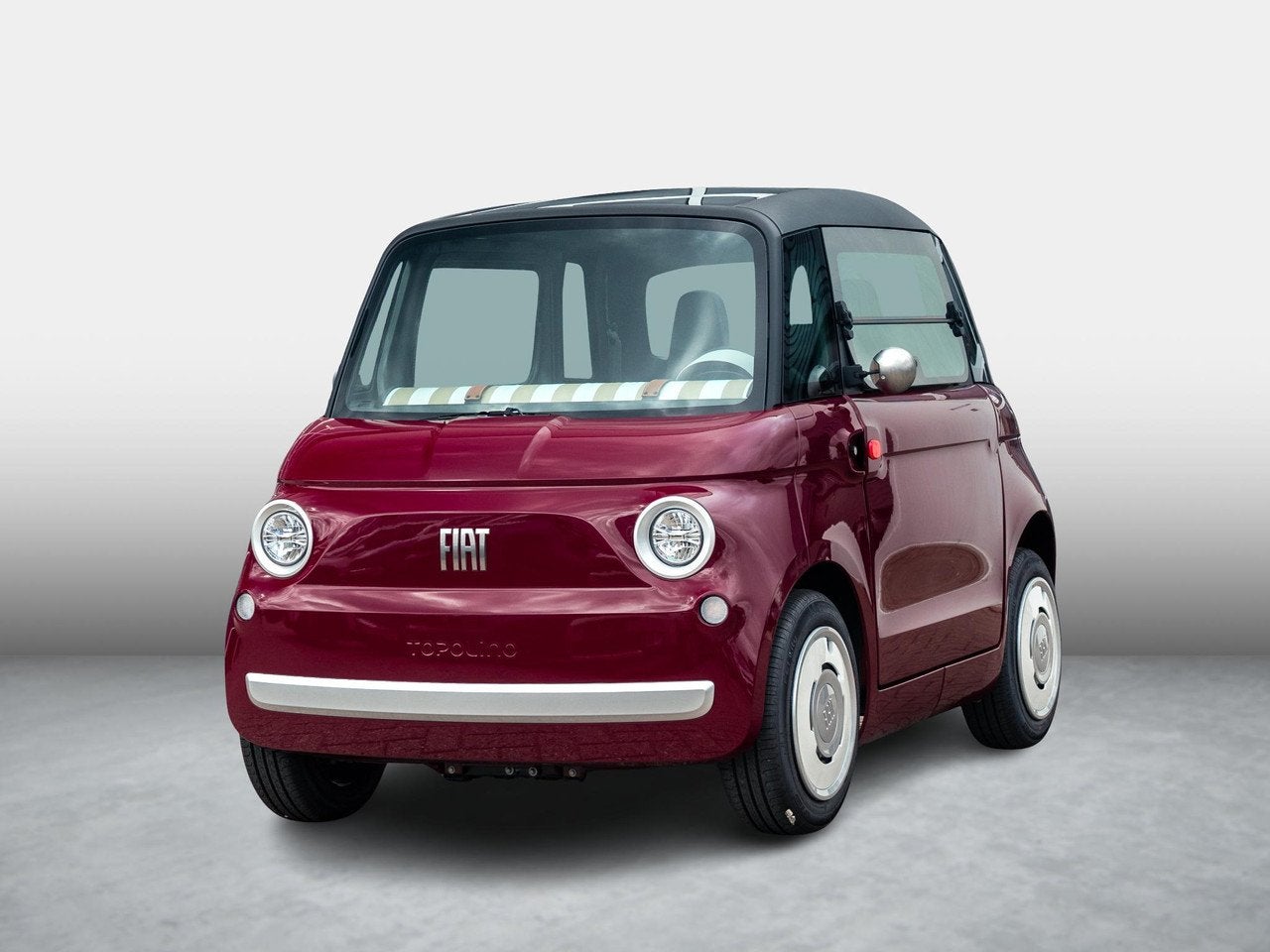 Fiat TOPOLINO Speciale | Uniek | Burgundy Red | Leder Amaret, Auto's, Fiat, Gebruikt, Overige modellen, Te koop, Hatchback