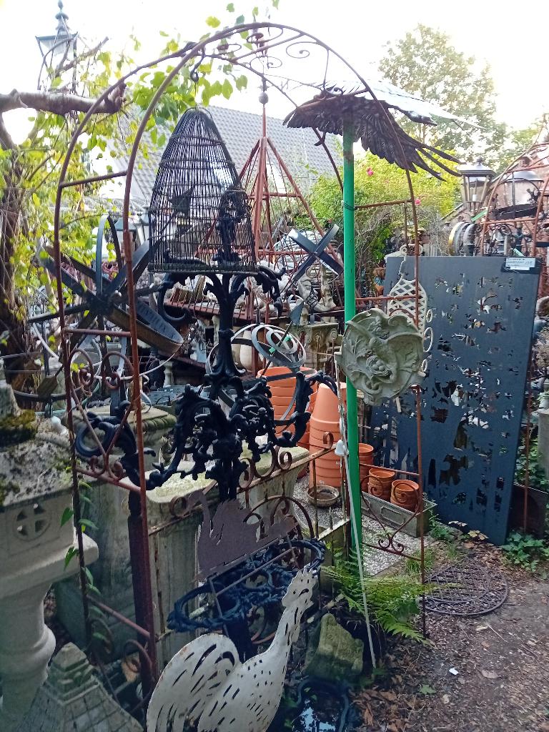 Rozenboog tuinpoort ereboog Massief ijzer! Ook zeer groot, Ophalen, Gebruikt