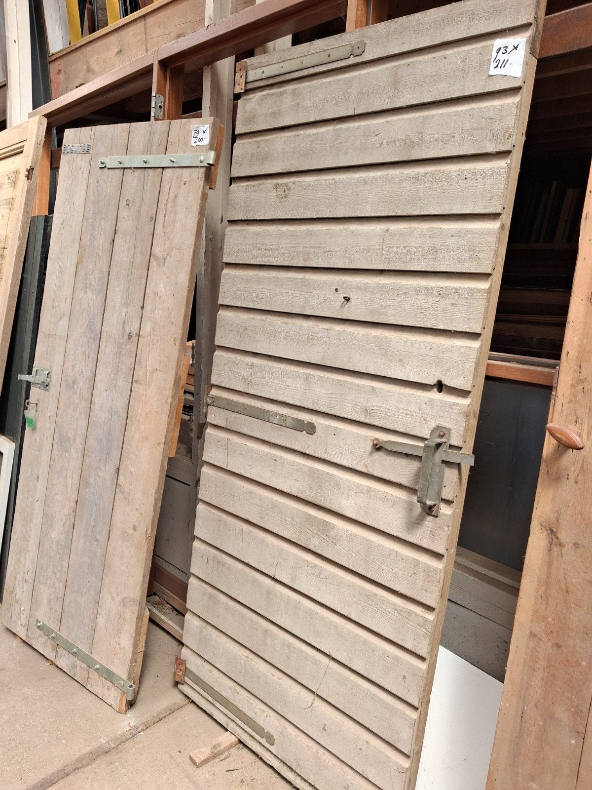 Twee schuttingdeuren €70,- per stuk, Ophalen, Hout, Minder dan 3 meter