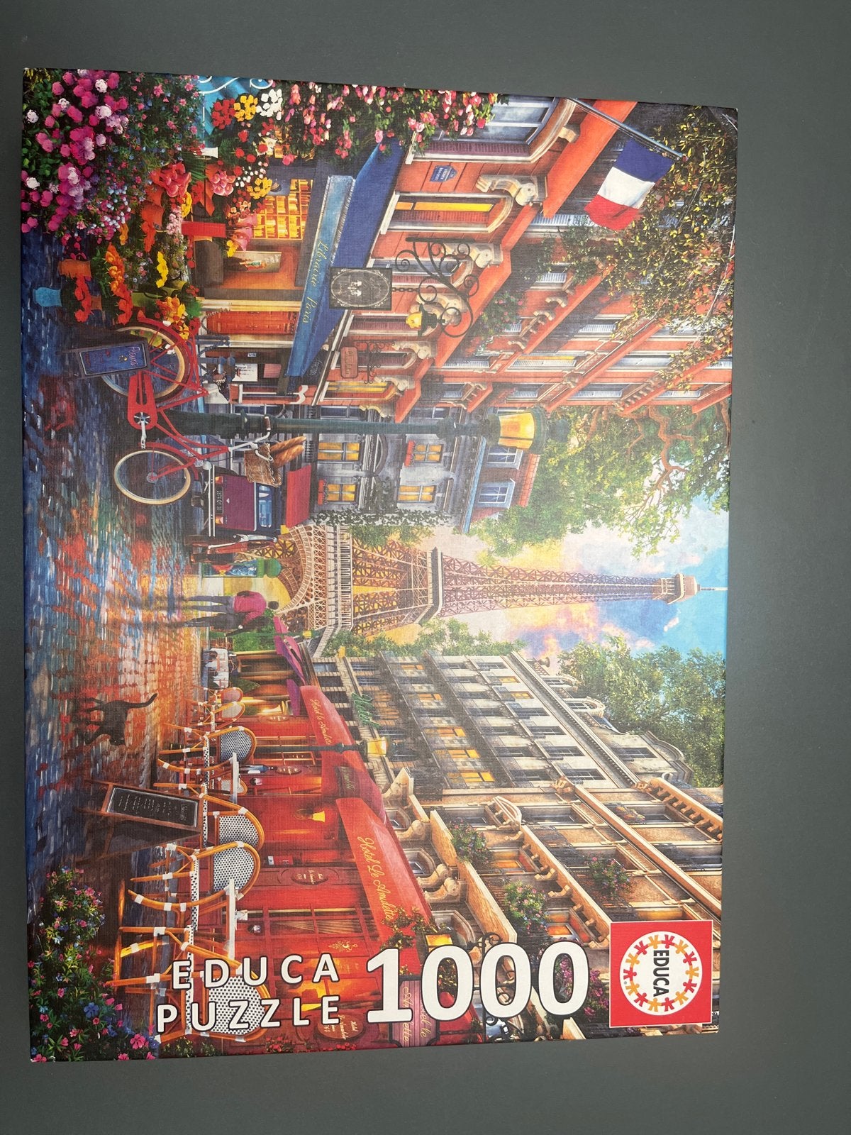 Educa Legpuzzel Parijs Straatbeeld 1000 Stukjes, Ophalen, 500 t/m 1500 stukjes, Gebruikt, Legpuzzel