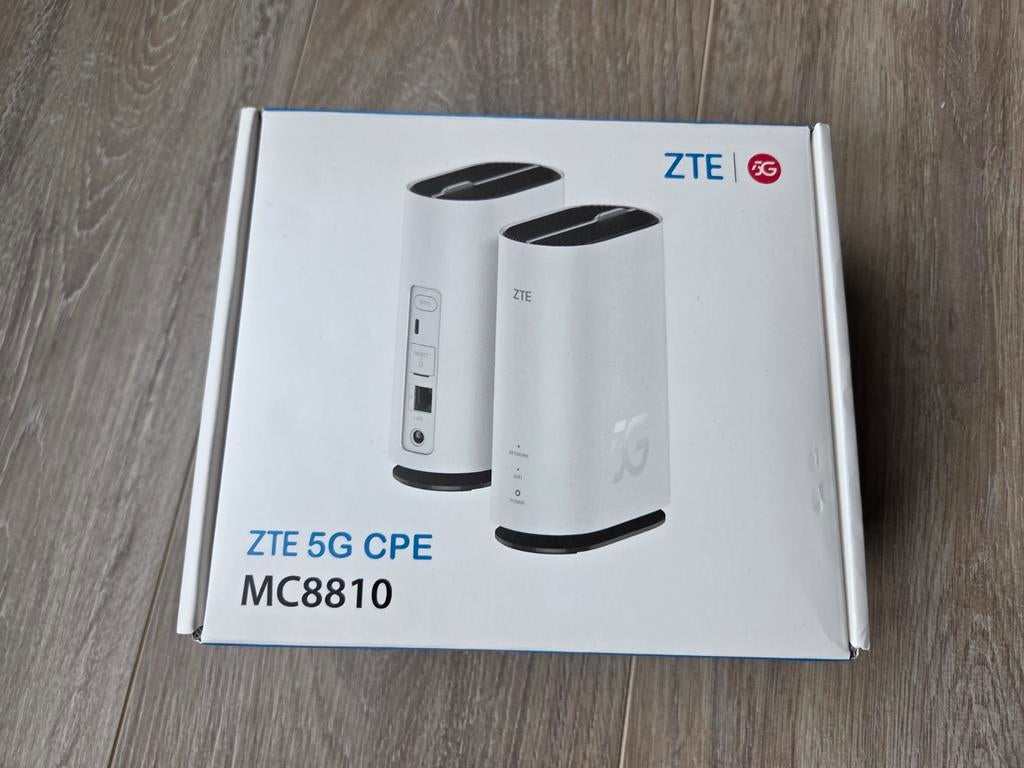 ZTE 5G CPE MC8810 HyperBox 5G Router WiFi 6 simlock vrij, Computers en Software, Routers en Modems, Ophalen, Zo goed als nieuw