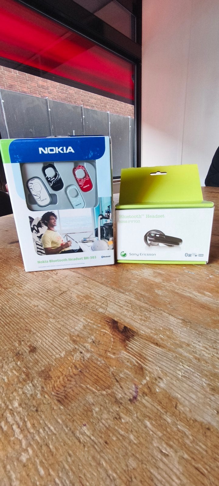 Nokia BH-303 & Sony Ericsson HBH-PV703 Bluetooth Headsets, Ophalen of Verzenden, Nieuw, Overige typen, Nokia