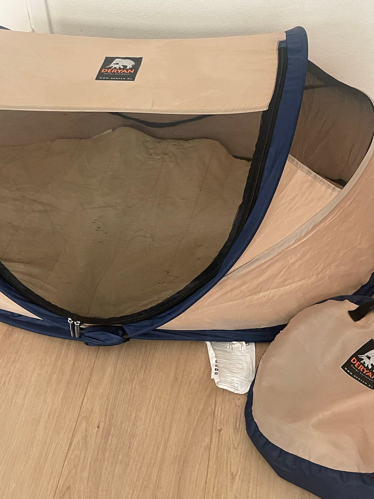 Deryan Peuter Luxe Slaaptentje - Ideaal voor Reizen, Caravans en Kamperen, Tenten, Ophalen, Gebruikt, Tot en met 2