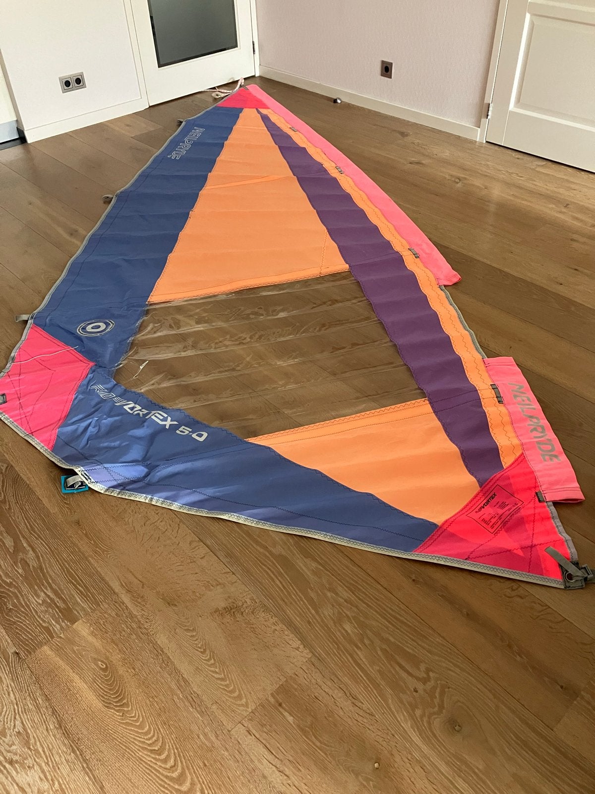 NeilPryde RAF Vortex 5.0 Windsurfzeil, Watersport en Boten, Windsurfen, Ophalen, 3.5 tot 5 m², Neilpryde, Zeil