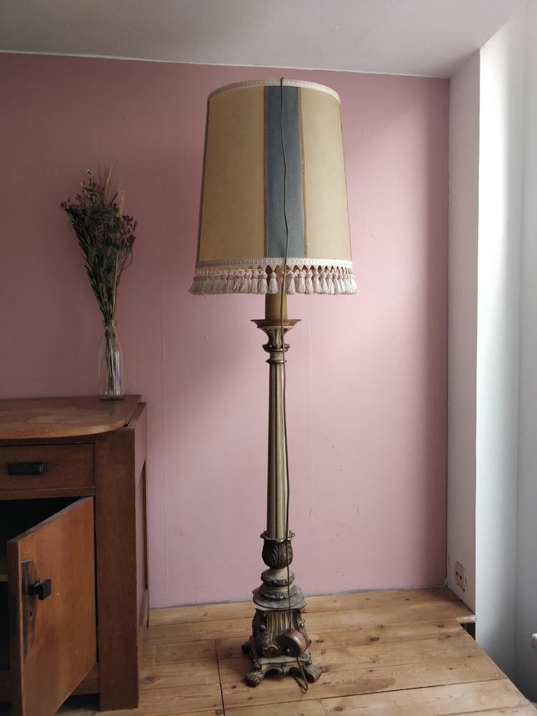 Antieke vintage vloerlamp, Ophalen