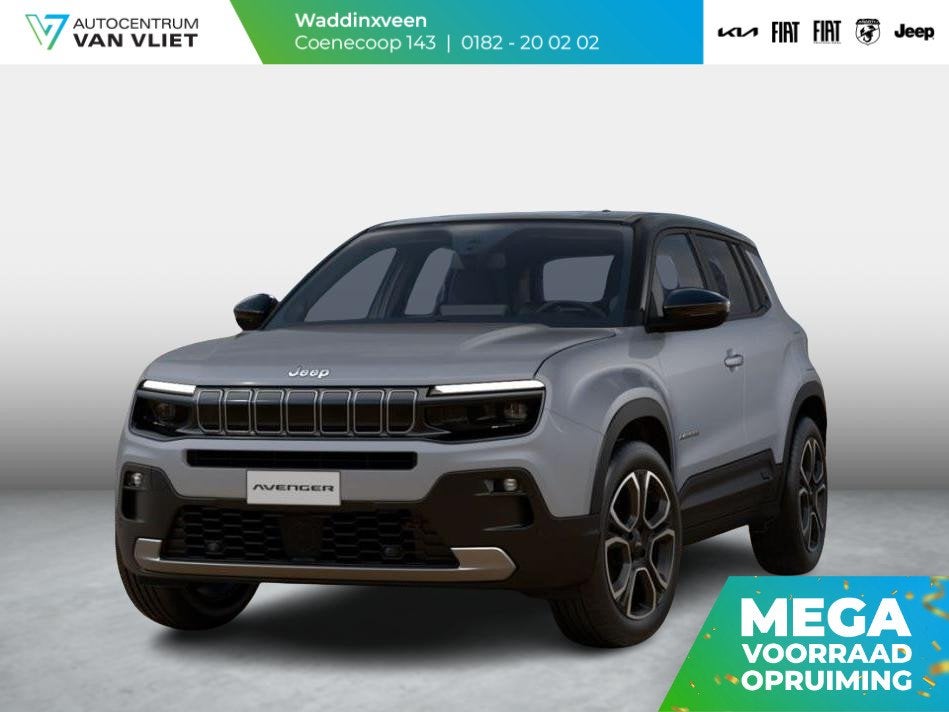 Jeep Avenger 1.2 e-Hybrid Summit | Winter Pack | Infotainmen, Stof, Gebruikt, 1199 cc, Met garantie (alle)