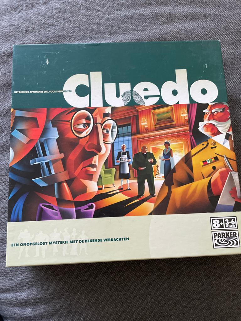 Cluedo Gezelschapsspel - Los het mysterie op!, Drie of vier spelers, Ophalen of Verzenden, Zo goed als nieuw