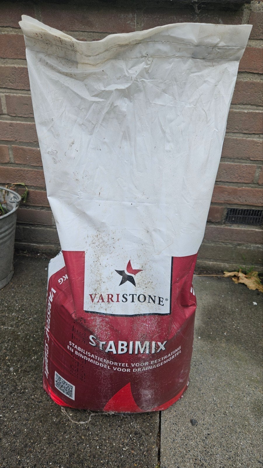 Varistone Stabimix 20 kg - Stabilisatiemortel, Ophalen, Nieuw