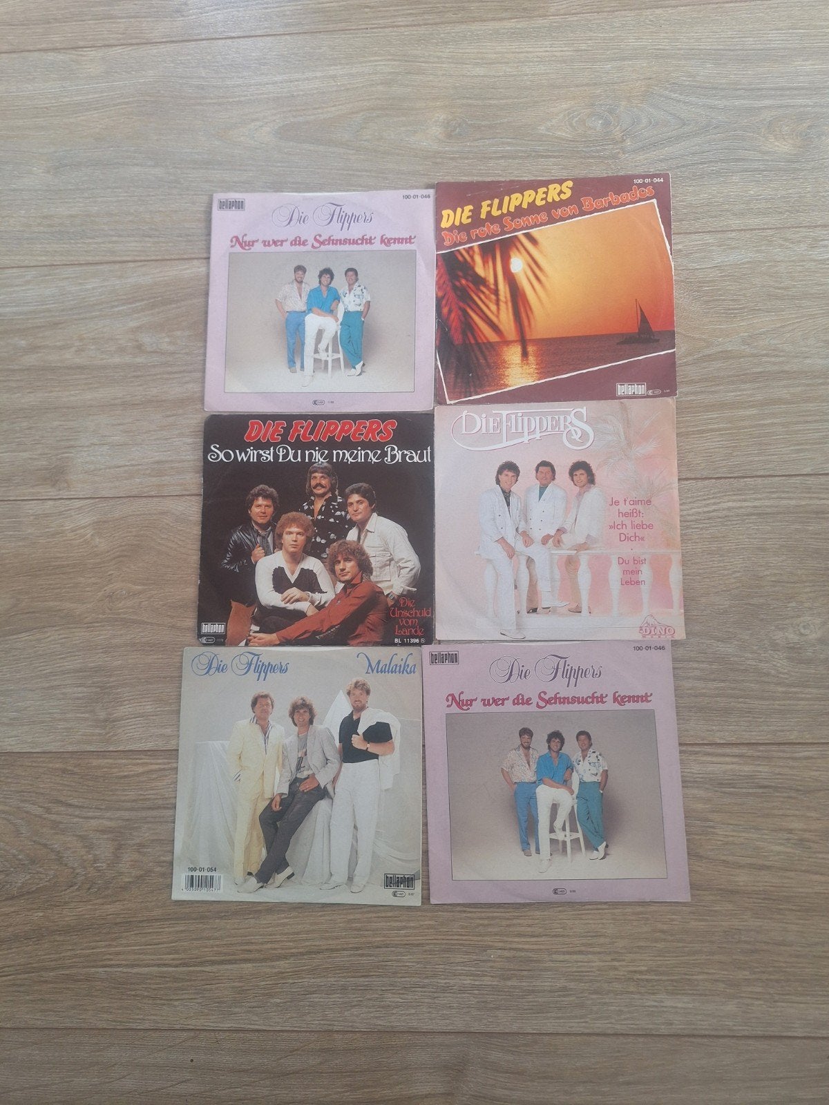die flippers 6 stuks, Ophalen of Verzenden