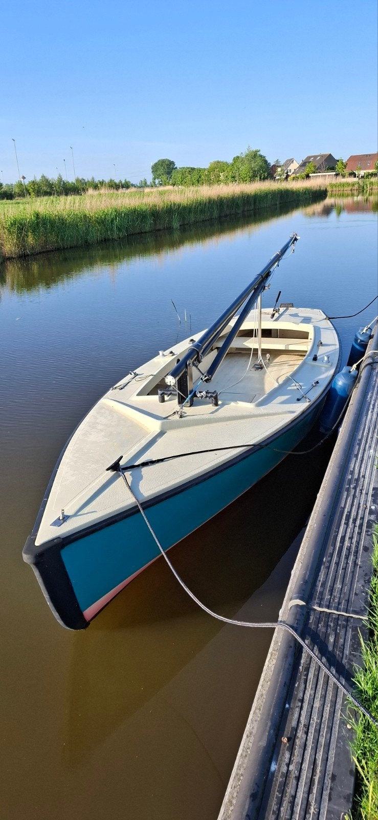 Zeilboot, polyvalk met stallingstrailer., Watersport en Boten, Open zeilboten, Ophalen, Rolfok, Ottenhome, Polyvalk