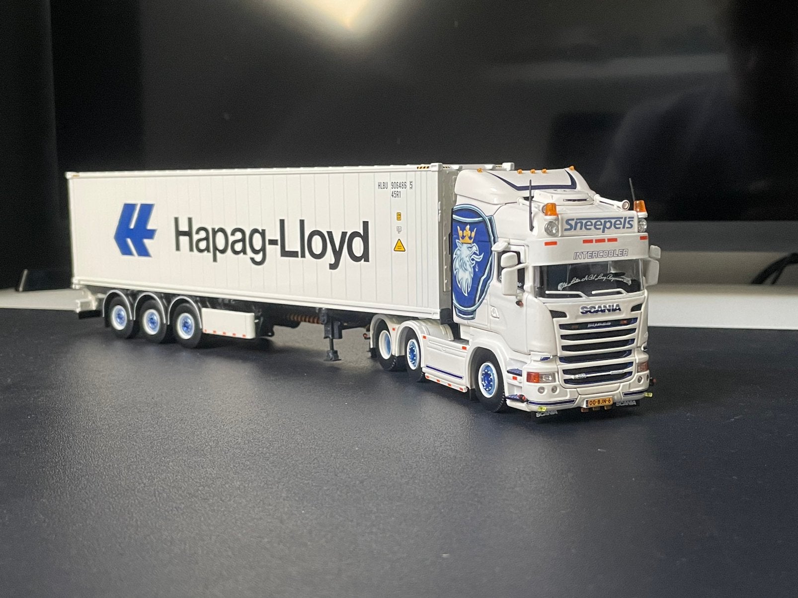 Tekno Sneepels Transport, Hobby en Vrije tijd, Modelauto's | 1:50, Verzenden, Zo goed als nieuw, Bus of Vrachtwagen, Tekno