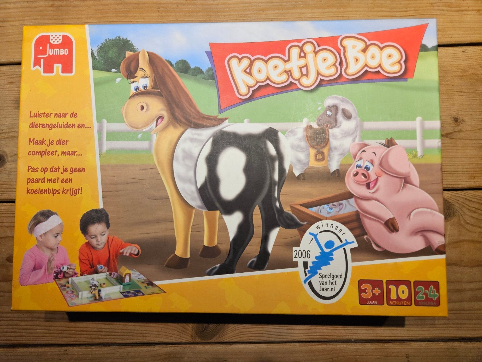 Koetje Boe spel, Hobby en Vrije tijd, Gezelschapsspellen | Bordspellen, Ophalen of Verzenden