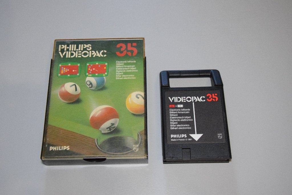 Philips Videopac : Electronic Billiards (35), Spelcomputers en Games, Games | Overige, Gebruikt, Sport, 2 spelers, Vanaf 3 jaar