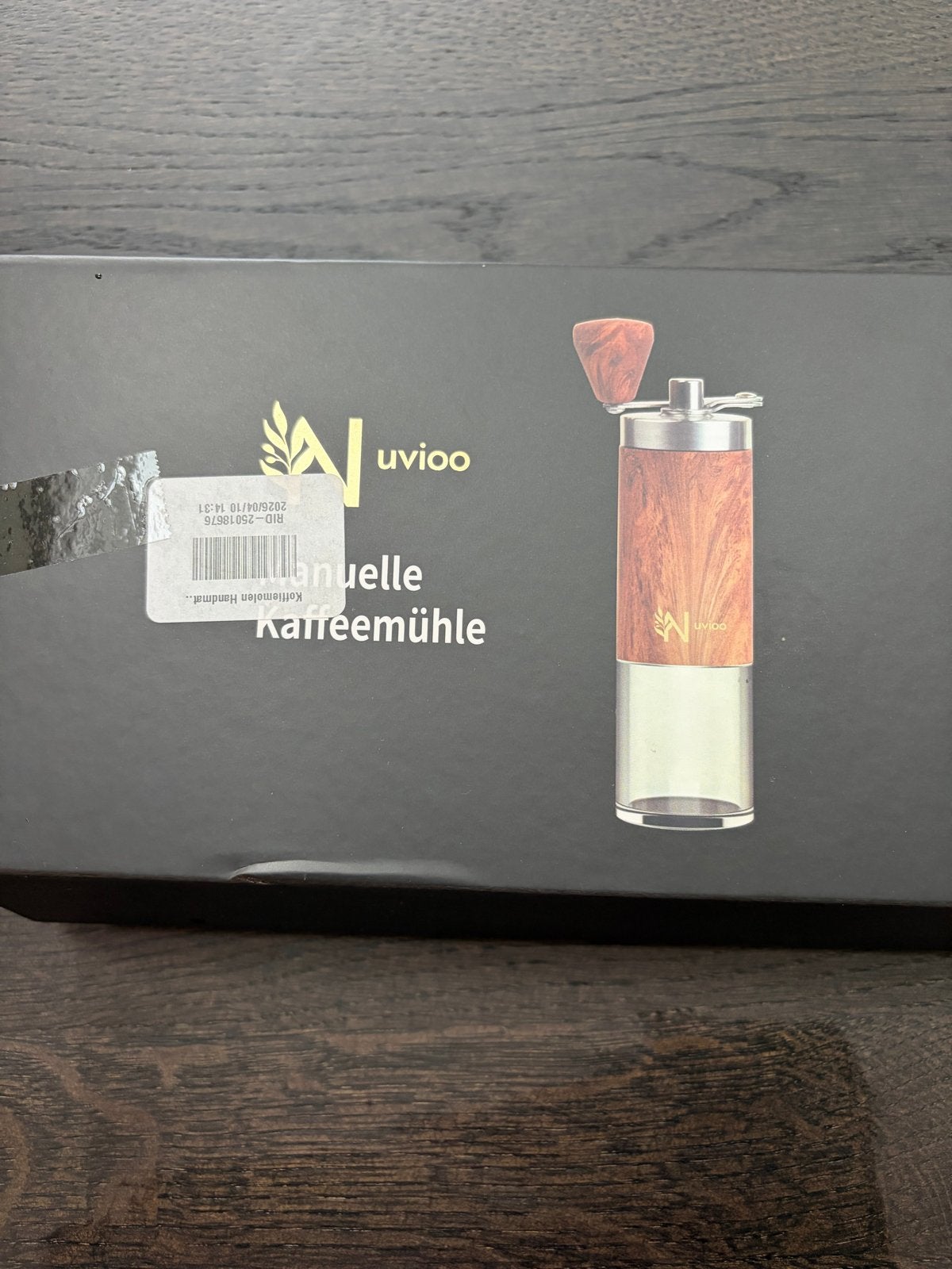 Nieuwe Uvioo handmatige koffiemolen, Witgoed en Apparatuur, Koffiezetapparaten, Nieuw, Koffiebonen, Overige modellen, 1 kopje