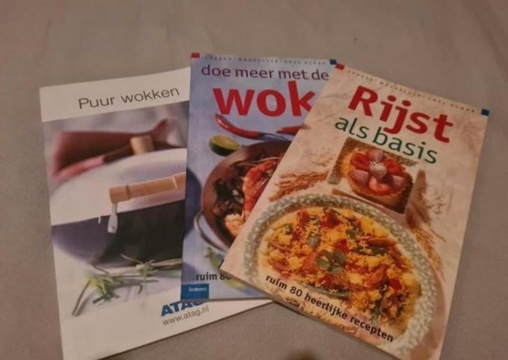 Wok Kookboeken - Puur Wokken, Rijst als Basis, Ophalen of Verzenden, Zo goed als nieuw, Azië en Oosters