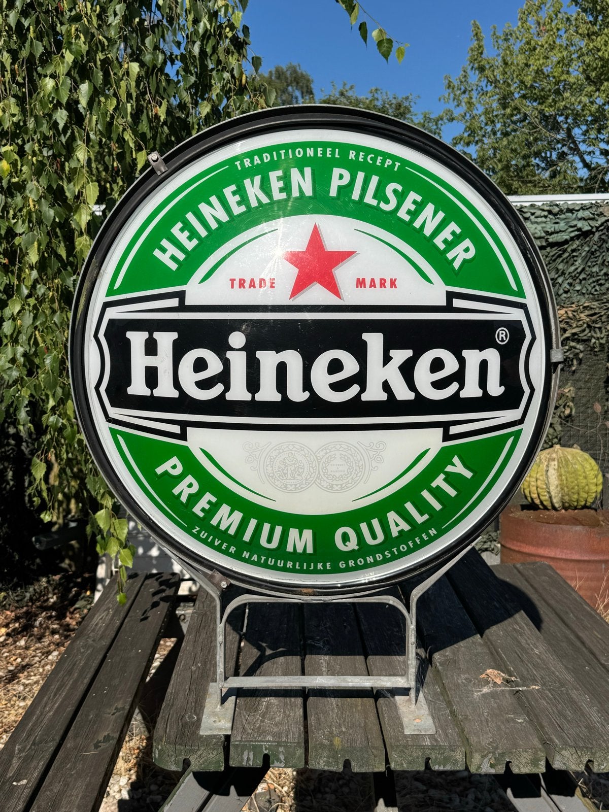 Heineken Reclamebord - Lichtbak, Ophalen, Gebruikt, ., Lichtbak of (neon) lamp