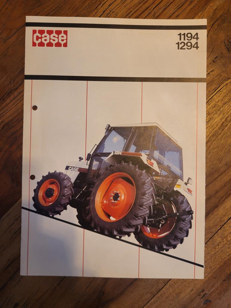 tractor folder David Brown 1194 1294, Ophalen of Verzenden, Zo goed als nieuw