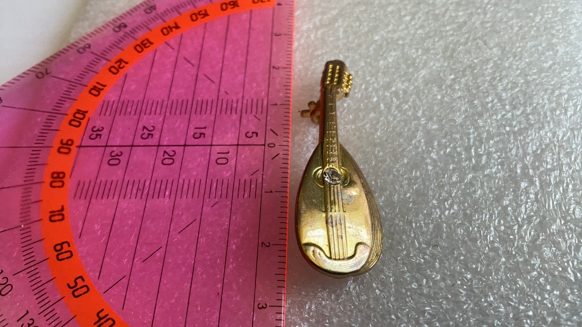 Broche mandoline, Ophalen of Verzenden, Zo goed als nieuw, Overige onderwerpen