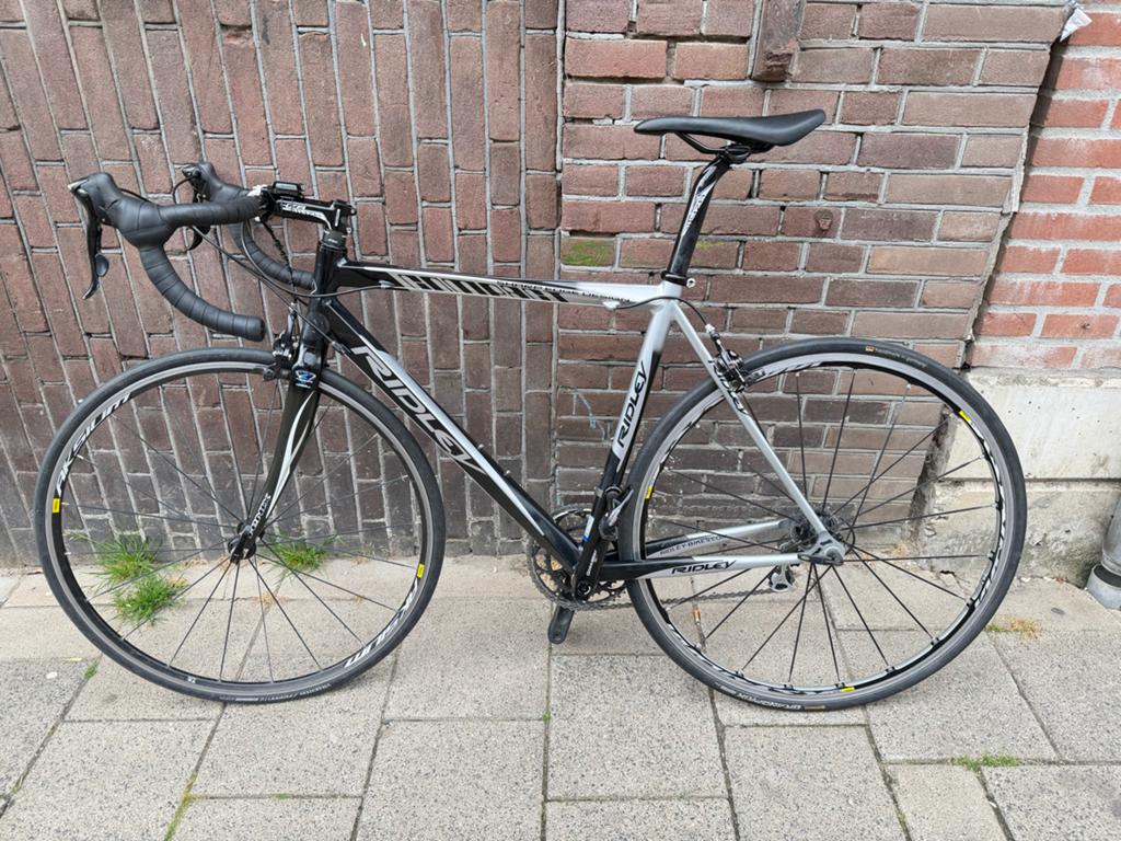 Ridley racefiets met Shimano 105 Mavic, 28 inch, Gebruikt, Aluminium, Meer dan 20 versnellingen