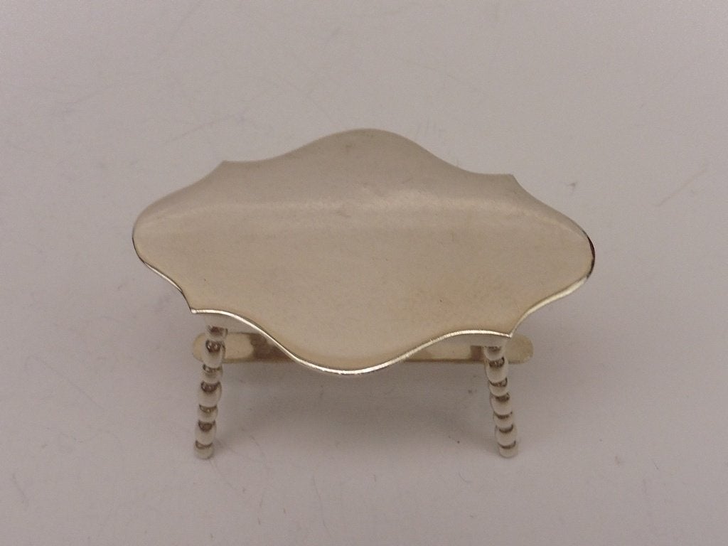 Zilveren miniatuur Tafel                                Z448, Ophalen of Verzenden, Zilver