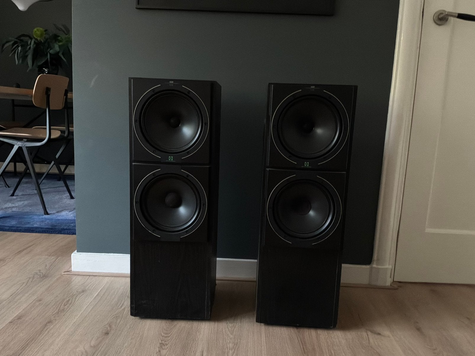 KEF C75 luidsprekers, matching serials, 150W, Audio, Tv en Foto, Luidsprekers, Gebruikt, Vloerstaande luidspreker, 150 watt of meer