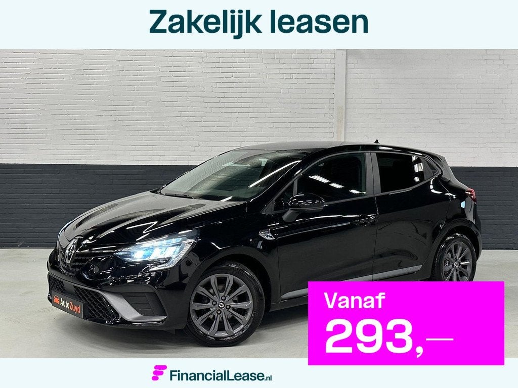 Renault Clio 1.0 TCe RS Line / Navi / Clima / LMV / Stoel-Ve, Voorwielaandrijving, Stof, Gebruikt, Zwart