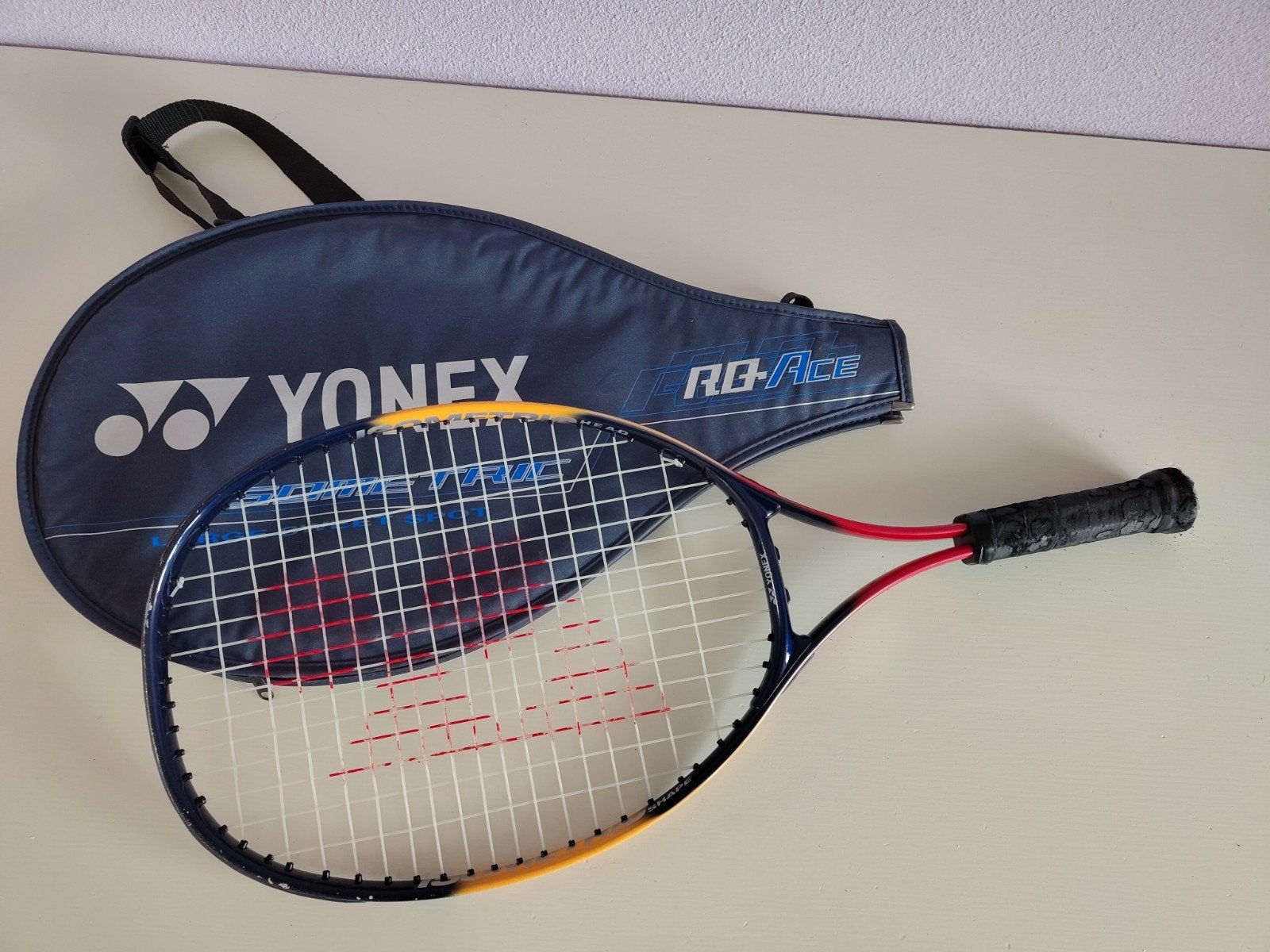 junior Yonex RQ-Ace Tennisracket met hoes - Gebruikt, Ophalen, Gebruikt, Racket