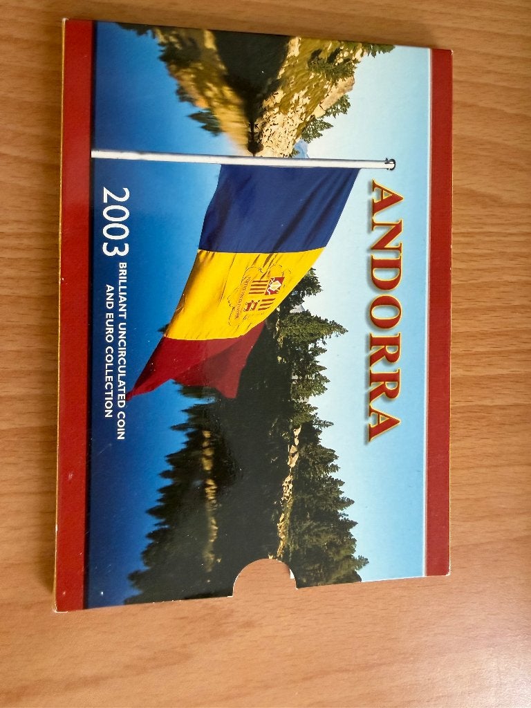 andorra 2003 jaarset, Postzegels en Munten, Munten | Europa | Euromunten, Verzenden, Overige landen, Overige waardes, Setje