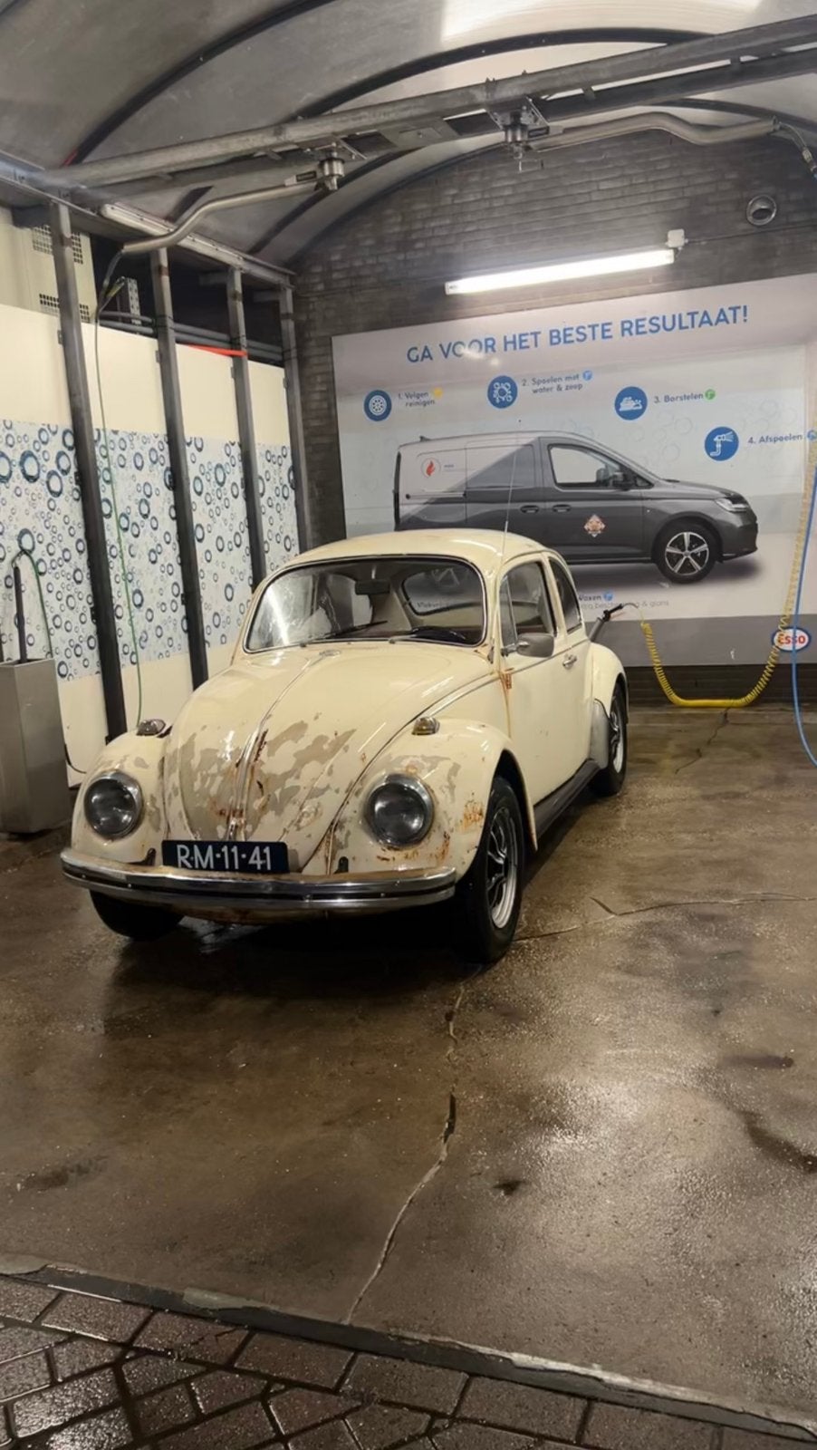 Volkswagen kever 1500cc 1968 Wit oldtimer, 43 pk, Wit, Leder, Overige kleuren