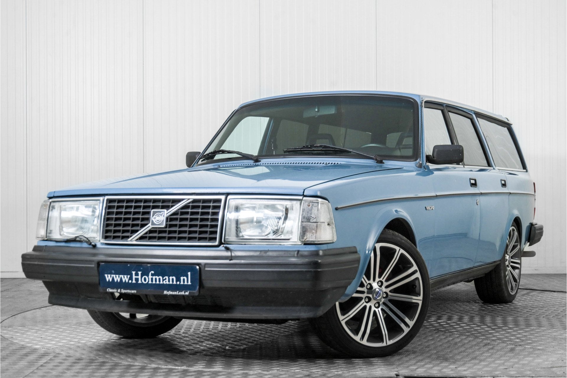 Volvo 245 2.3 met vijfbak (bj 1980), Auto's, Gebruikt, Overige modellen, Blauw, Handgeschakeld