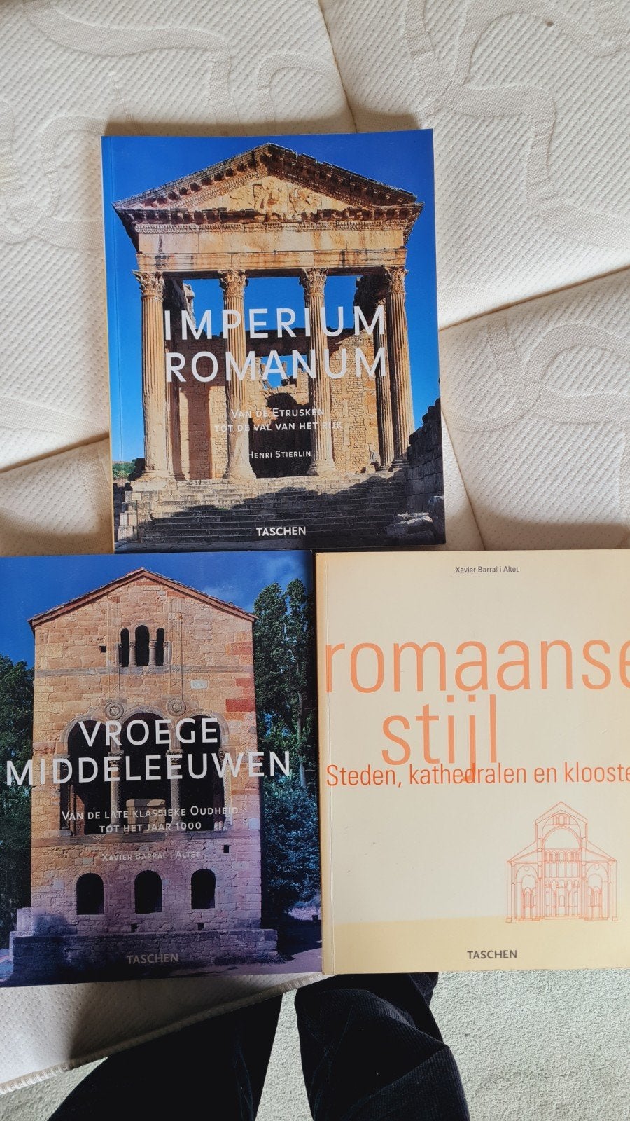 3 boeken over architectuur en geschiedenis (Taschen), Ophalen of Verzenden, 20e eeuw of later, Gelezen, Henri Stierlin, Xavier Barral i Altet