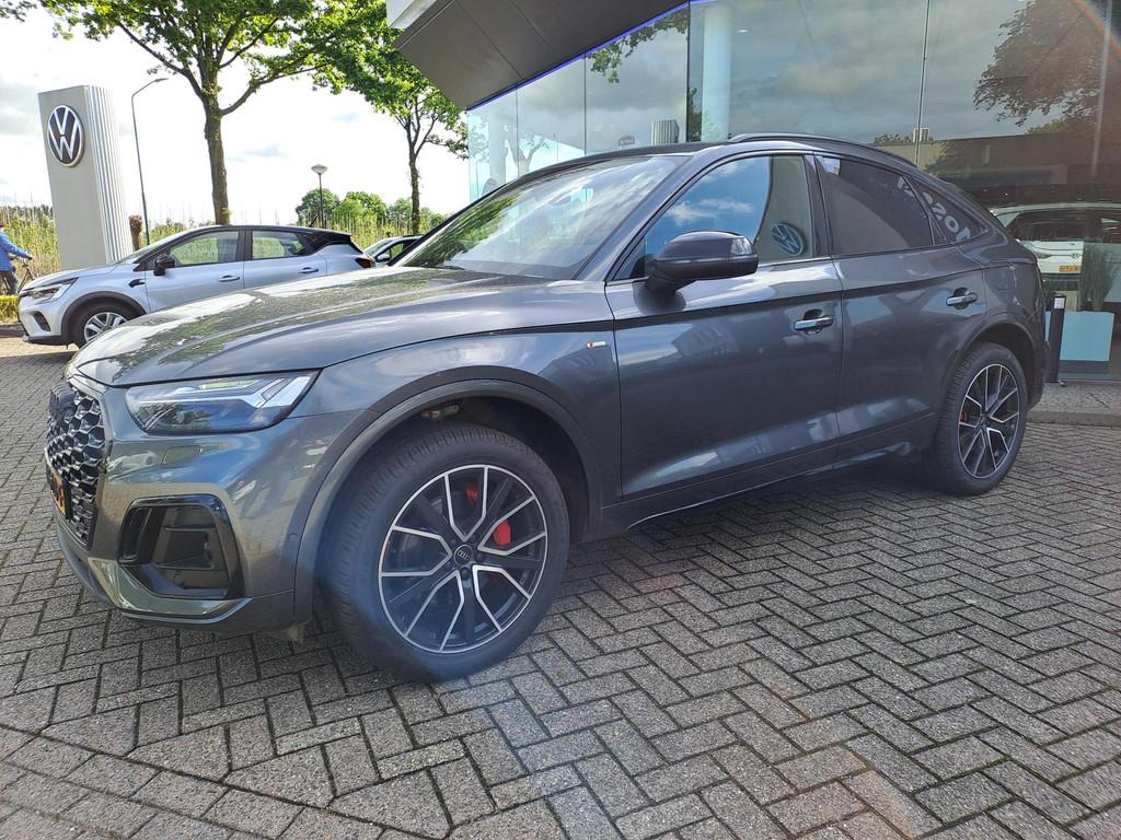 Audi Q5 Sportback 55 TFSI e S edition | PANO-SCHUIFDAK | B&O, Automaat, 12 maanden, 14 kWh, Gebruikt