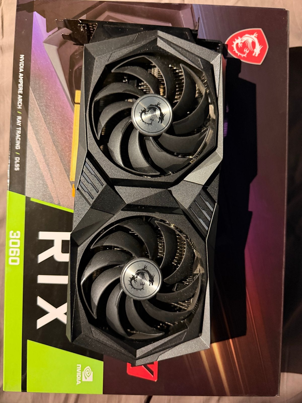 MSI GeForce RTX 3060 Gaming X 12G videokaart, Ophalen, GDDR6, PCI-Express 4, Zo goed als nieuw