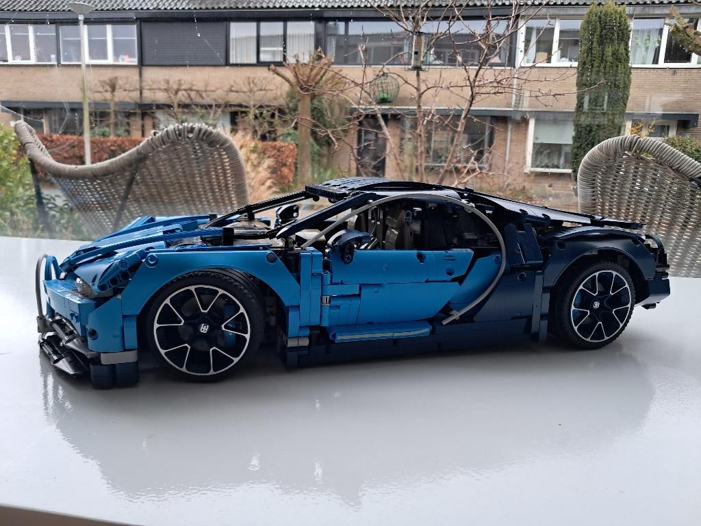 Lego technisch 42083 Bugatti, Compleet, Lego, Ophalen of Verzenden, Zo goed als nieuw