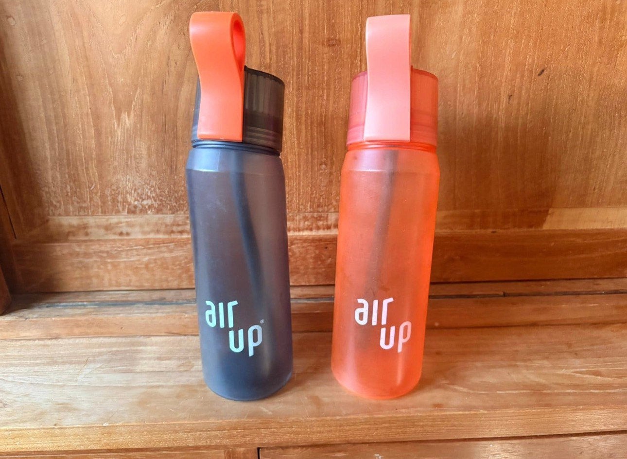 2 Air Up drinkflessen, Sport en Fitness, Ophalen, Zo goed als nieuw